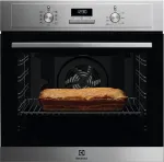 Įmontuojama elektrinė orkaitė Electrolux EOF3H40X 2790 W, juoda, nerūdijantis plienas