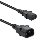 Prailginimo kabelis QOLTEC 50459 IEC C13&ndash;C14 1,5 m