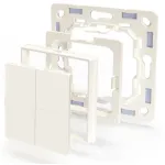 Shelly BLU Wall Switch 4 adapteris, Legrand