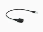 Equip RJ9 į 3,5 mm ausinių garso adapteris juodas 0,25 m