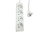 Maitinimo juosta MicroConnect MC-PS040150FRW &mdash; 4 lizdai, French tipo (CEE 7/5)