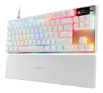 SteelSeries Apex Pro TKL Gen 3 gaming klaviatūra, USB, JAV anglų raidynas, baltos spalvos