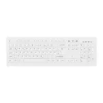 Contour Design Active Key Contour ClassicClean Medicininė klaviatūra su nuimamu dangteliu Pilno dydžio Belaidis Baltas DE C8100