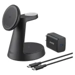 3 viename belaidė įkrovimo stotelė Anker MagGo B25M4G11 &ndash; dokas iPhone, AirPods ir Apple Watch