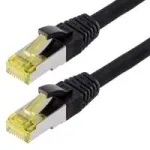 Helos - Pataisinis laidas - RJ-45 (M) - RJ-45 (M) - 30 m - SFTP (PIMF) - CAT 6a - Juoda