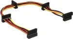 Vidinis maitinimo kabelis DeLOCK 60141 0.4 m SATA 15-pin ki&scaron;tukas