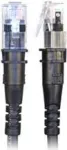 Tinklo laidas PatchSee TP-6A-F/10 Juodas 3,1 m Cat6a F/UTP