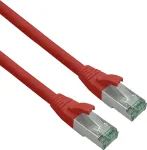 Helos komutacinis kabelis 363760, RJ-45 &ndash; RJ-45, Cat.6a S/FTP (Cat.7 neapdorotas kabelis), 3 m, raudonas