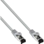 InLine Patch kabelis, S/FTP (PiMf), Cat.8.1, 2000MHz, halogen-free, pilkas, 0,5m
