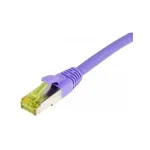 Patch Laidas RJ45, CAT6A 500MHz, 5m, alyvinė, S-STP (S/FTP), TPE/LSZH (Ultraflex), AWG26, su Cat.7 žaliava, Synergy 21 (S217767)