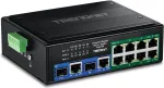 Pramoninis Gigabit Ethernet jungiklis TRENDnet TI-BG108 &mdash; 10 prievadų, 400W PoE++