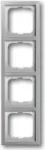 BUSCH JAEGER 1724-866K - Edelstahl - Edelstahl - Gl&auml;nzend - Schraubenlos - Busch-Jaeger