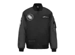 Striukė Bomber ASUS ROG Cosmic Bomber vyri&scaron;ka, reguliarus prigludimas, ilgomis rankovėmis, juoda pilka