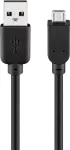 USB laidas Goobay 95735 0,3 m USB A Micro-USB B juodas