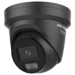 Hikvision 4 MP Smart Hybrid Light su ColorVu fiksuotas kupolinis fotoaparatas - JUODAS (DS-2CD2347G3-LI2UY(2.8mm)(JUODAS))