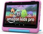 Amazon Fire HD 8 Kids Pro plan&scaron;etinis kompiuteris (2024), 32 GB, Jungle Cat