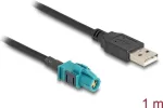 DeLOCK Laidas HSD Z lizdas į USB 2.0 Type-A ki&scaron;tukas 1 m