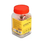 DeLOCK RJ45 modulinis ki&scaron;tukas Cat.6A ploniems ir plok&scaron;tiems kabeliams, 100 vnt. rinkinys