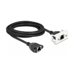 DeLOCK tinklo ilginimo laidas Cat.6A 3m juodas
