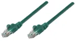 Intellinet tinklo jungiamasis laidas, Cat6, 0,25 m, žalias, varinis, S/FTP, LSOH/LSZH, RJ45, paauksuoti kontaktai, be užkablių, su gaubteliu, viso gyvenimo garantija