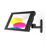 Compulocks Apex - Befestigungskit (Geh&auml;use, Schwenkarm) - f&uuml;r Tablett - verriegelbar - Metallrahmen - Schwarz - Wandmontage, Thekenbereich, flach ober