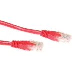 ACT Red 0,5 m U/UTP CAT6 jungiamasis kabelis su RJ45 jungtimis
