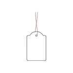 Kabinamos etiketės HERMA 6918 32x50 mm su raudonu siūlu