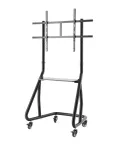 Hama 00220875 juodas ratukais judinamas TV stovas, iki 100 colių (254 cm), VESA 1000x600, ne daugiau kaip 80 kg
