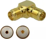 Koaksialinis adapteris SMA / RP-SMA DeLOCK 89965, 50 &Omega;, auksinis