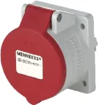 MENNEKES CEE skydinis lizdas 5x16A 3385 TwinCONTACT 400V IP44 tiesus 3385