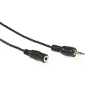 ACT 3 m garso jungiamasis kabelis 1x 3,5 mm ki&scaron;tukas (male) - 1x 3,5 mm stereo lizdas (female)