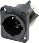 Neutrik NAC3MPX-TOP - Ki&scaron;tukas, CuSn0.2, Juodas, Varis, Poliamidas, Nerūdijantis plienas, Varis, Vario lydinys, IP65