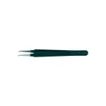 Knipex 92 08 78 ESD preciziniai pincetai, plok&scaron;ti, lenkti 45&deg;, 120 mm