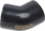 Alphacool HF L-jungtis 45&deg; G1/4 IG prie G1/4 IG - Deep Black (17191)
