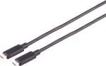 USB laidas S/CONN 30-41075 USB 3.2 Gen 2 10 m juodas