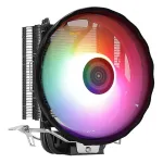 Oro au&scaron;intuvas AEROCOOL Rave 3 FRGB 120 mm Juoda Balta &mdash; 4 &scaron;ilumos vamzdeliai, ARGB, hidraulinis guolis, 1800 RPM