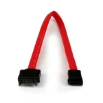 StarTech.com 0.3 m SATA ilginimo laidas, SATA III, 7 kontaktų, vyri&scaron;kas/moteri&scaron;kas, juodas/raudonas