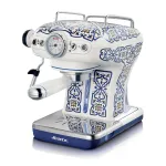 Ariete 1389 Capri kavos aparatas, 850W, vandens talpa 0,9L, 1 ar 2 puodelių filtras, la&scaron;ėjimo padėklas, pieno putotojas