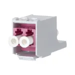 METZ CONNECT 15091075-I. Bauart: Flach, Produktfarbe: Violett, Wei&szlig;, Anschluss 1: RJ-45 (15091075-I)