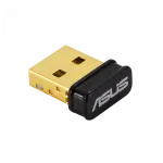 USB Bluetooth adapteris ASUS USB-BT600, Bluetooth 6.0, 1.5 Mbit/s, USB maitinamas, juodas/auksinis