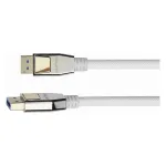 PREMIUM DisplayPort 2.0 Kabel, 54 Gbit/s, UHBR 13.5, 4K @240Hz / 8K @60Hz, Vollmetallstecker, Kupfer (DP20-PY005W)