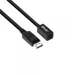 Club 3D CAC-1120 Mini DisplayPort 1.4 į DisplayPort pailginimo kabelis F/M, 8K60Hz, 1 m (3,28 ft), juodas