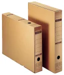Leitz 6084-00-00 archyvinė dėžutė su atvartu, A4, natūralus gofruotasis kartonas, 70x265x325 mm