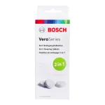 Valymo tabletės kavos aparatams Bosch TCZ8001A, 10 vnt., baltos