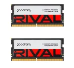 GOODRAM RIVAL SODIMM DDR5 32GB (2x16GB) 5600MHz CL40 Single Rank Laptop Memory