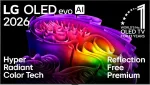 LG OLED55G67L Evo Smart TV Gallery Design UHD 120 Hz 55 coli televizorius (OLED55G67LW.AEUD)