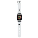 Karl Lagerfeld 3D Rubber Karl & Choupette Heads NFT Apple Watch Strap 42/44/45/49mm White