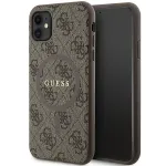 Guess GUHMN61G4GFRW Hardcase Apple iPhone 11 / XR 6,1 inch Ruda Oda Metalinis Logotipas MagSafe 4G Kolekcija