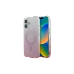 Guess IML Glitter Gradient MagSafe Case iPhone 16 (Pink) | Kur.lt