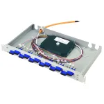 Teleg&auml;rtner Karl G&auml;rtner 19 inch LWL Distribution Panel BASIS eco 1U Heather Violet - Fiber Optic (LWL) - Duplex